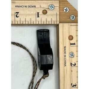 Vintage Field Siren Whistle with Cord Collectible Emergency Signal Tool